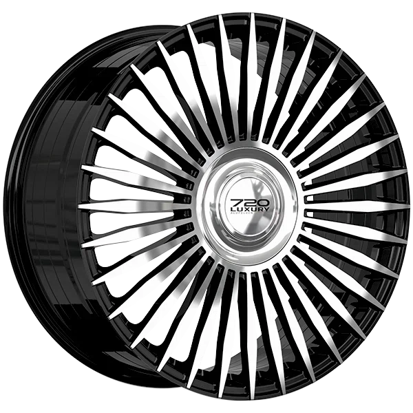 720 Luxury – INFINITY – Black – 22″x9.5″ 40mm – Summer Wheels – LX12206