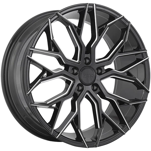 720 Luxury – LX6 – Black – 20″x8.5″ 35mm – Summer Wheels – LX62001