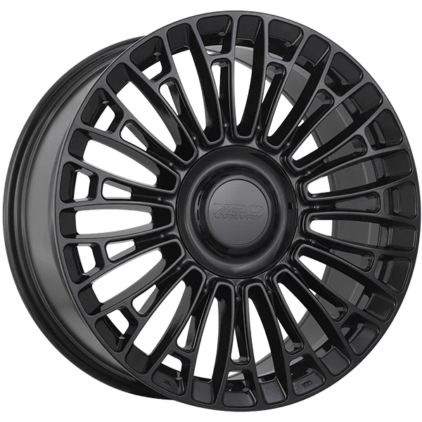 720 Luxury – LX7 – Black – 20″x8.5″ 35mm – All weather Wheels – LX72007