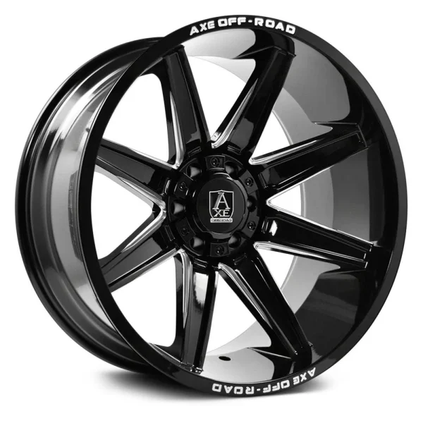 AXE Wheels – ARTEMIS – Black – 20″x10″ -19mm – Summer Wheels – AXE3031