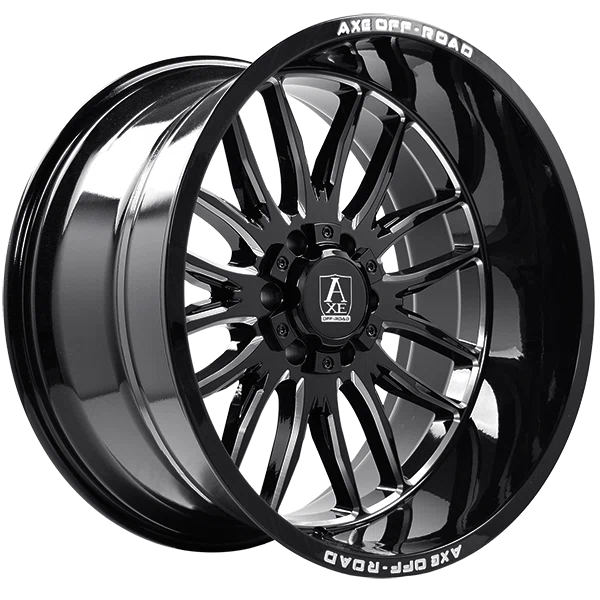 AXE Wheels – HADES – Black – 20″x9.5″ 15mm – Summer Wheels – AXE5010