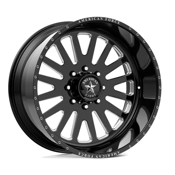 American Force – AFW F20 ATOM SS – Black – 22″x12″ -40mm – Summer Wheels – AFTJF20D22-2-20