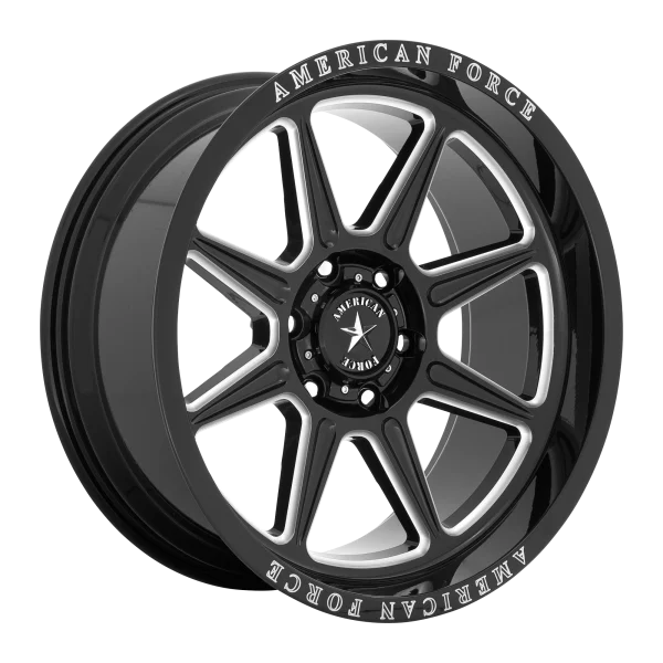 American Force Cast – AC002 TRAIL – Black – 22″x10″ -18mm – Summer Wheels – AC002BB22106118N