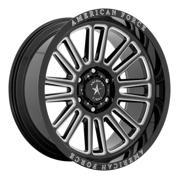 American Force Cast – AC003 WEAPON – Black – 22″x10″ -18mm – Summer Wheels – AC003BB22106318N