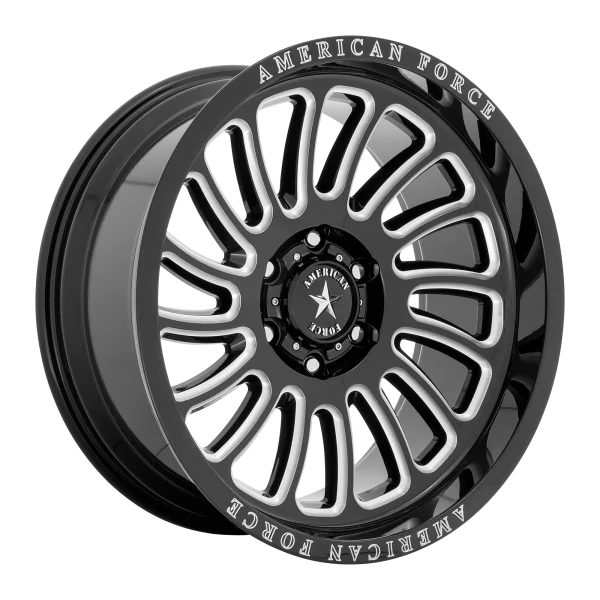 American Force Cast – AC004 VULCAN – Black – 20″x10″ -18mm – Summer Wheels – AC004BB20106318NR