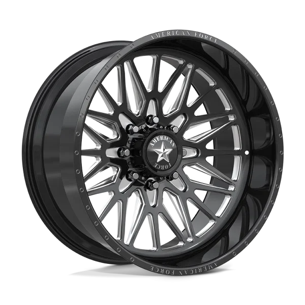 American Force Wheels – AFW FROST SFCC – Black – 22″x12″ -55mm – All weather Wheels – AFTJCKH41D22-2-21