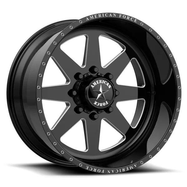 American Force Wheels – AFW INDEPENDENCE – Black – 22″x12″ -40mm – All weather Wheels – AFTJ11G24-2-20