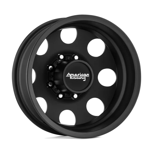 American Racing – AR204 BAJA DUALLY – Black – 16″x6″ -134mm – All weather Wheels – AR204660807134N