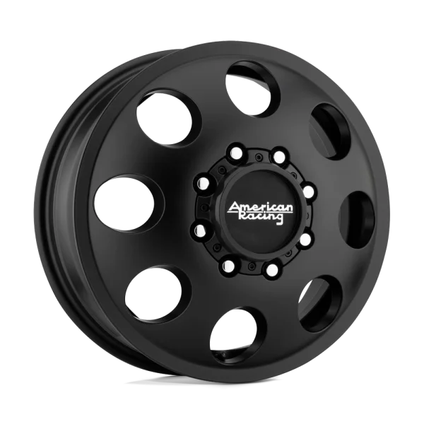 American Racing – AR204 BAJA DUALLY – Black – 16″x6″ 111mm – All weather Wheels – AR204660877111