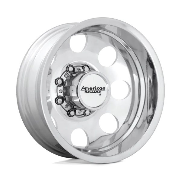 American Racing – AR204 BAJA DUALLY – Polished – 16″x6″ -134mm – Summer Wheels – AR204660801134N