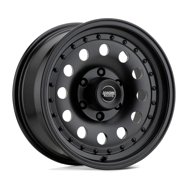 American Racing – AR62 OUTLAW II – Black – 14″x6″ 6mm – All weather Wheels – AR624665B
