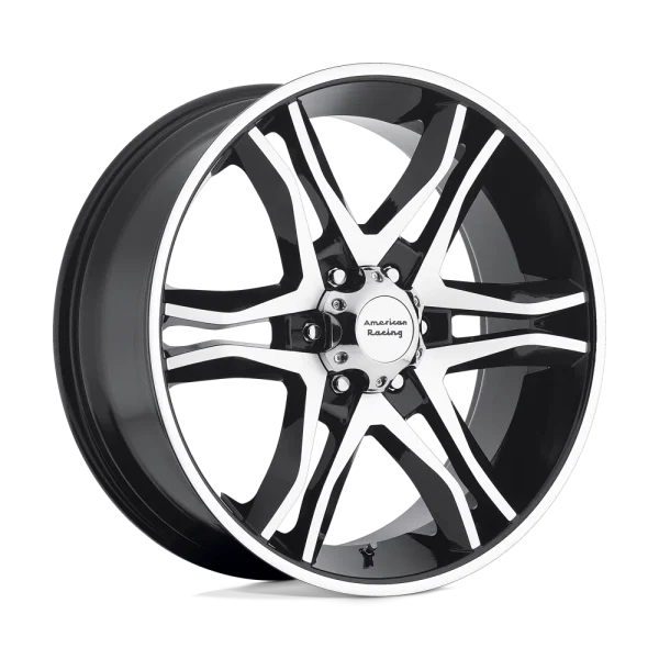 American Racing – AR893 MAINLINE – Black – 16″x8″ 0mm – Summer Wheels – AR89368068300