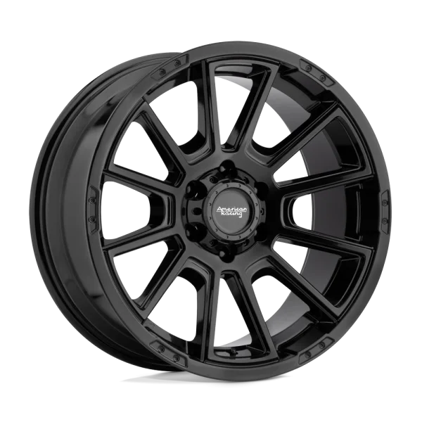 American Racing – AR933 INTAKE – Black – 18″x8.5″ 18mm – All weather Wheels – AR93388564318