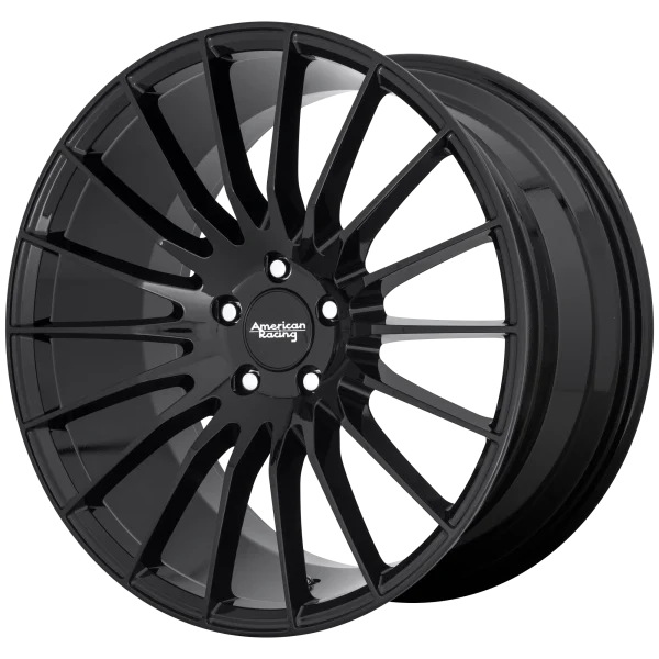 American Racing – AR934 FASTLANE – Black – 18″x8″ 38mm – All weather Wheels – AR93488012338