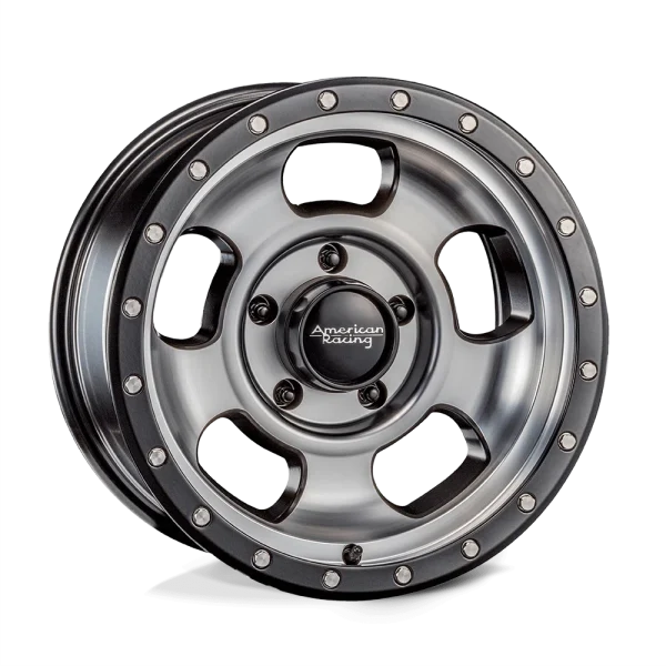 American Racing – AR969 ANSEN OFFROAD – Black – 15″x8″ -19mm – Summer Wheels – AR96958055519N