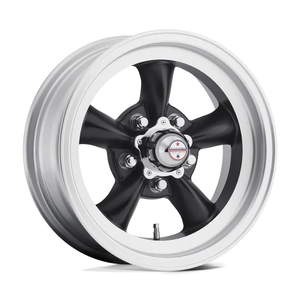American Racing Vintage – VN105 TORQ THRUST D – Black – 14″x6″ -2mm – Summer Wheels – VN1054661B