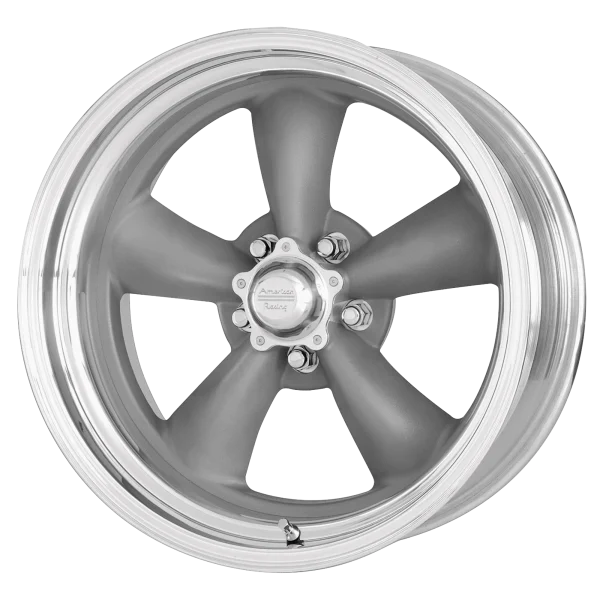 American Racing Vintage – VN205 CLASSIC TORQ THRUST II – Grey – 17″x11″ 1mm – Summer Wheels – VNCL2057116560