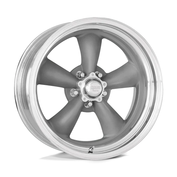 American Racing Vintage – VN205 CLASSIC TORQ THRUST II – Grey – 15″x14″ -102mm – Summer Wheels – VNCL2055146135