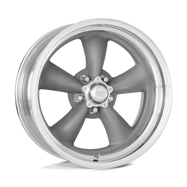 American Racing Vintage – VN205 CLASSIC TORQ THRUST II CUSTOM – Gunmetal – 15″x10″ 1mm – Summer Wheels – VNCL205516555