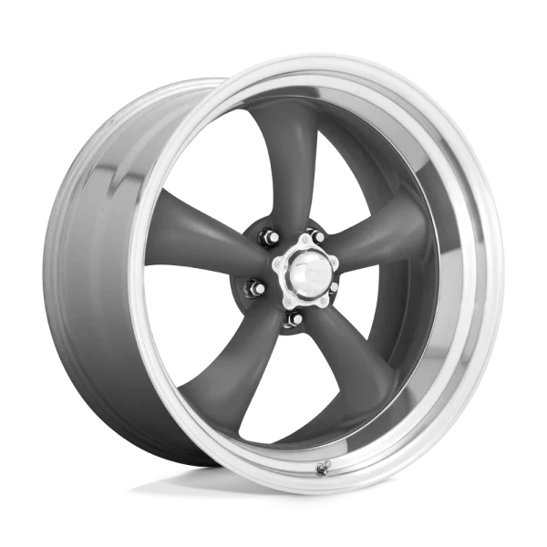 American Racing Vintage – VN215 CLASSIC TORQ THRUST II – Grey – 15″x6″ -6mm – Summer Wheels – VN2155665US