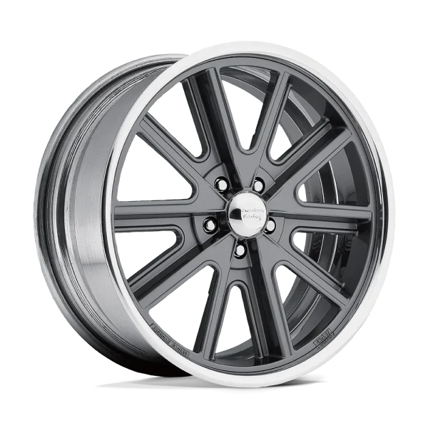 American Racing Vintage – VN407 COBRA – Grey – 17″x8″ 6mm – Summer Wheels – VN4077806147