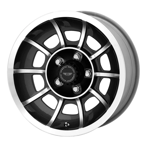 American Racing Vintage – VN47 VECTOR – Black – 15″x8.5″ 6mm – Summer Wheels – VN4758565B