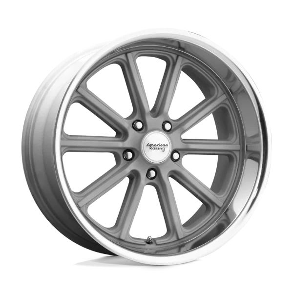 American Racing Vintage – VN507 RODDER – Grey – 18″x8″ 15mm – Summer Wheels – VN50788015415