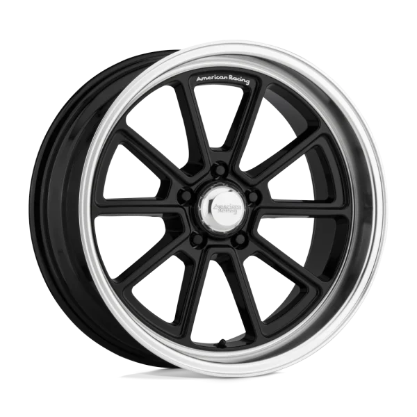 American Racing Vintage – VN510 DRAFT – Black – 18″x10″ 0mm – Summer Wheels – VN51081034300