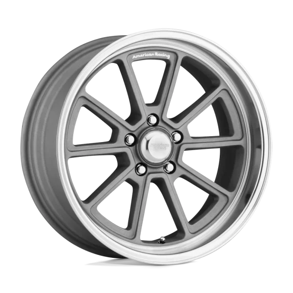 American Racing Vintage – VN510 DRAFT – Gunmetal – 18″x10″ 0mm – Summer Wheels – VN51081034400