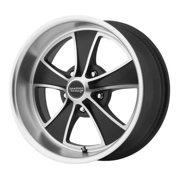 American Racing Vintage – VN808 MACH 5 – Black – 17″x8″ 0mm – Summer Wheels – VN80878012700