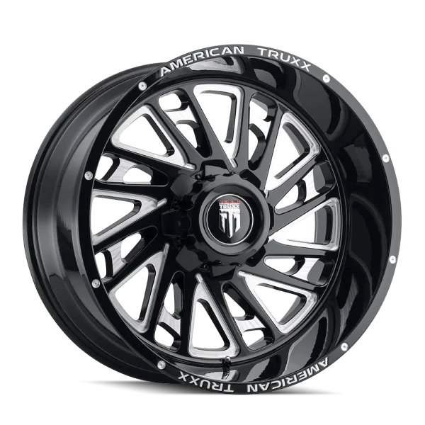 American Truxx – BLADE – Black – 20″x10″ -24mm – Summer Wheels – AT1905-2137M-24