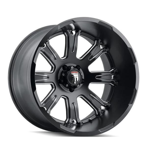 American Truxx – BOMB – Black – 20″x12″ -44mm – Summer Wheels – AT154-2273M-44