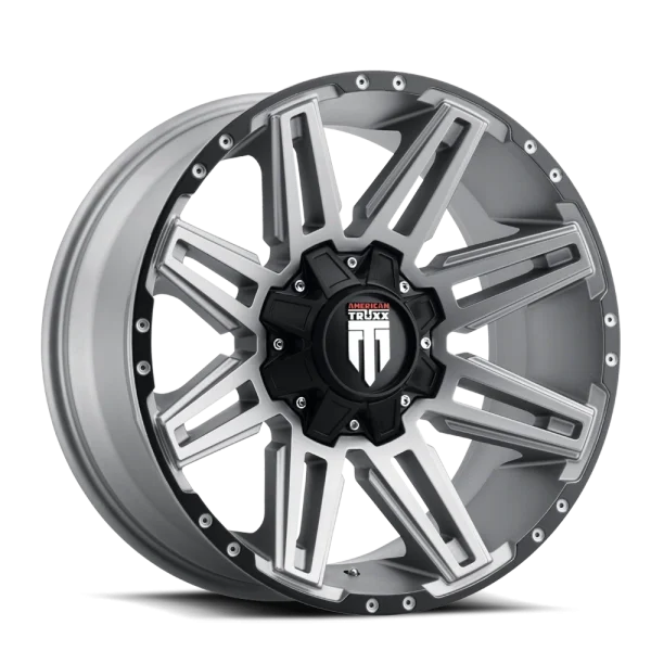 American Truxx – BOOM – Gunmetal – 20″x9″ -12mm – All weather Wheels – AT1903-2978GM-12