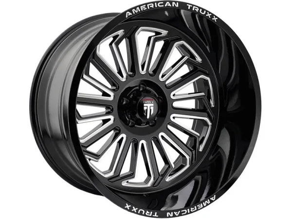 American Truxx – BUTCHER – Black – 20″x10″ -24mm – Summer Wheels – AT1916-2173M