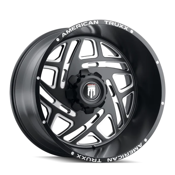 American Truxx – COSMOS – Black – 20″x12″ -44mm – Summer Wheels – AT1904-2252M-44