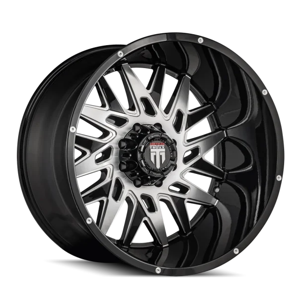 American Truxx – DNA – Black – 22″x12″ -44mm – Summer Wheels – AT184-22273BM-44