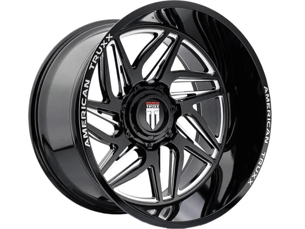 American Truxx – GOLIATH – Black – 20″x10″ -24mm – Summer Wheels – AT1917-2152M