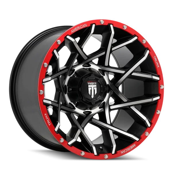 American Truxx – GRIDLOCK – Black – 20″x12″ -44mm – Summer Wheels – AT1901-2237BML-44
