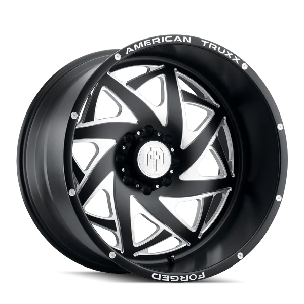 American Truxx – KRONOS – Black – 22″x12″ -44mm – Summer Wheels – ATF1910-22278-44M