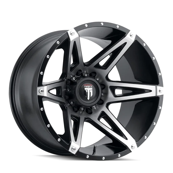 American Truxx – KUTZ – Black – 18″x9″ -12mm – Summer Wheels – AT1902-8952BM-12