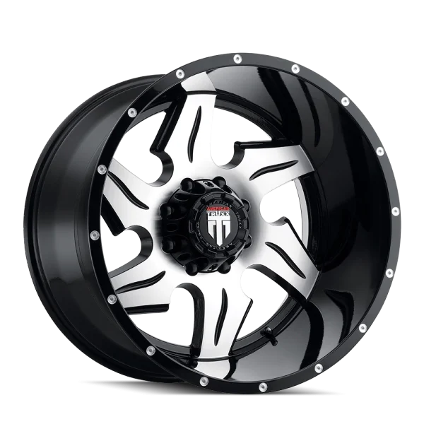American Truxx – NINJA – Black – 20″x12″ -44mm – Summer Wheels – AT163-2285BM-44