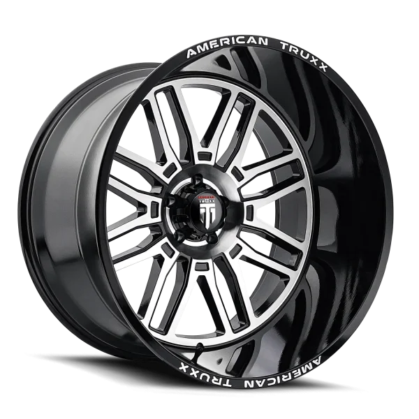 American Truxx – RESTLESS – Black – 20″x10″ -25mm – Summer Wheels – AT1915-2136BM