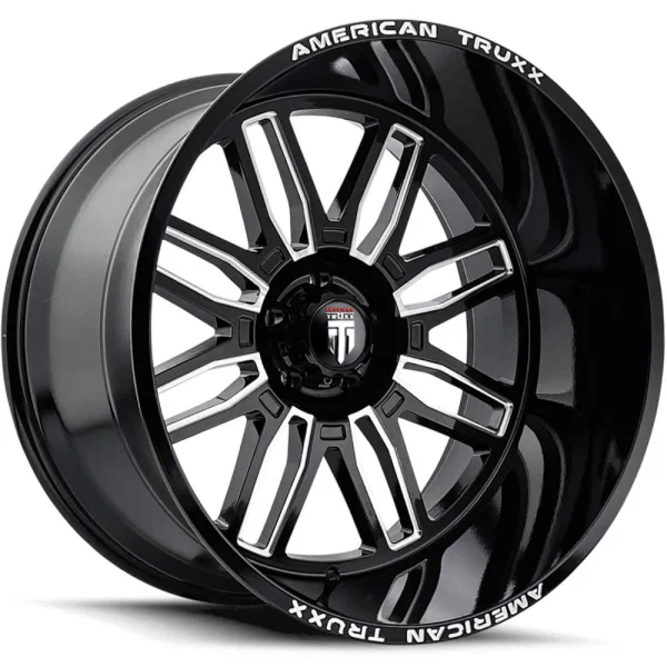 American Truxx – RESTLESS – Black – 20″x10″ -25mm – Summer Wheels – AT1915-2173M