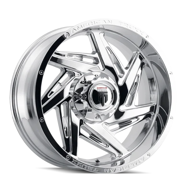 American Truxx – SPIRAL – Chrome – 20″x10″ -24mm – Summer Wheels – AT1906-2197C-24