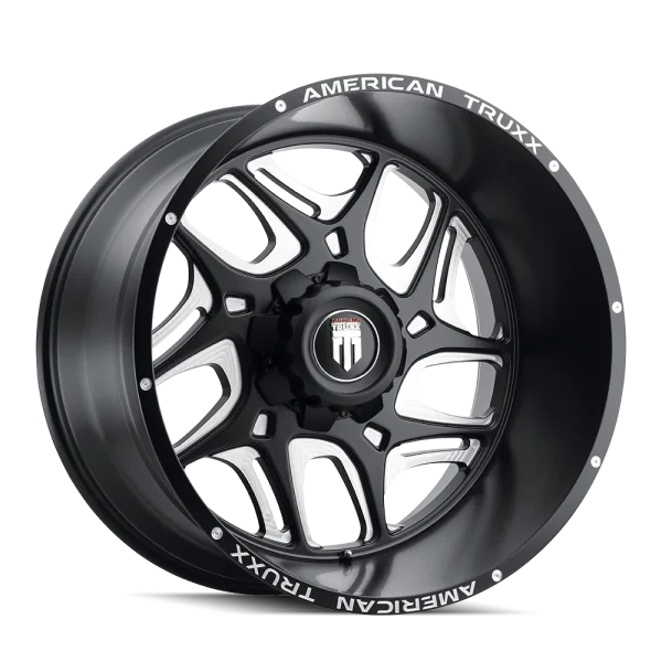 American Truxx – SWEEP – Black – 20″x9″ -12mm – Summer Wheels – AT1900-2981M-12