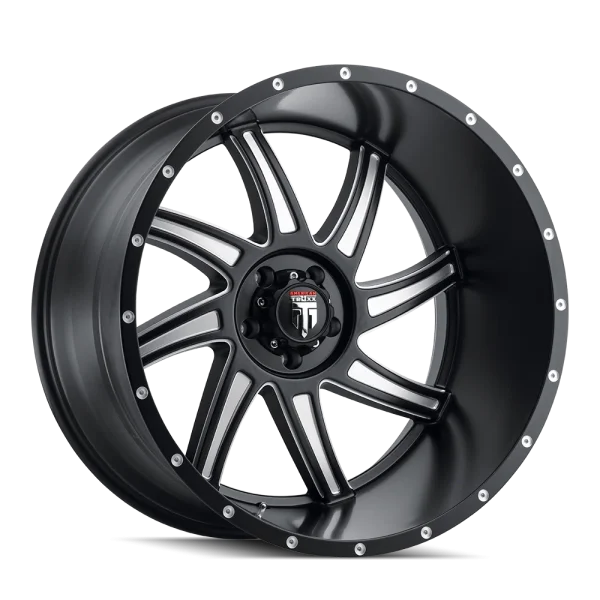 American Truxx – VORTEX – Black – 20″x10″ -24mm – Summer Wheels – AT162-2181M-24