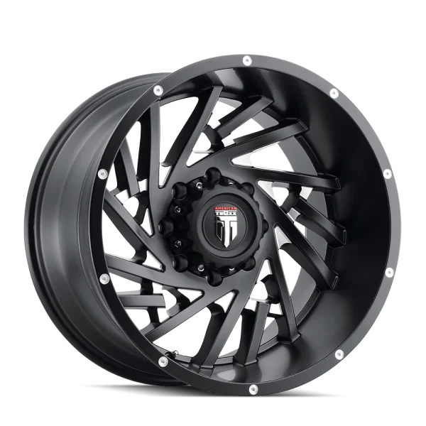 American Truxx – WEB – Black – 20″x10″ -24mm – Summer Wheels – AT161-2173M-24
