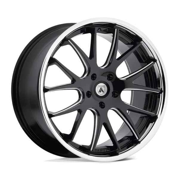 Asanti Black – ABL-3 CASTOR – Black – 20″x8.5″ 15mm – Summer Wheels – ABL3-20851515BM