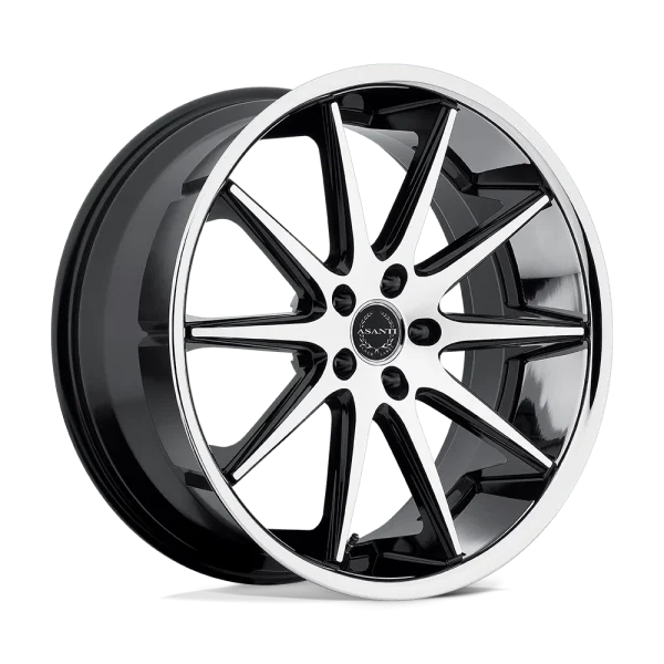 Asanti Black – ABL-4 CAPELLA – Black – 20″x10″ 38mm – Summer Wheels – ABL4-20101238MS