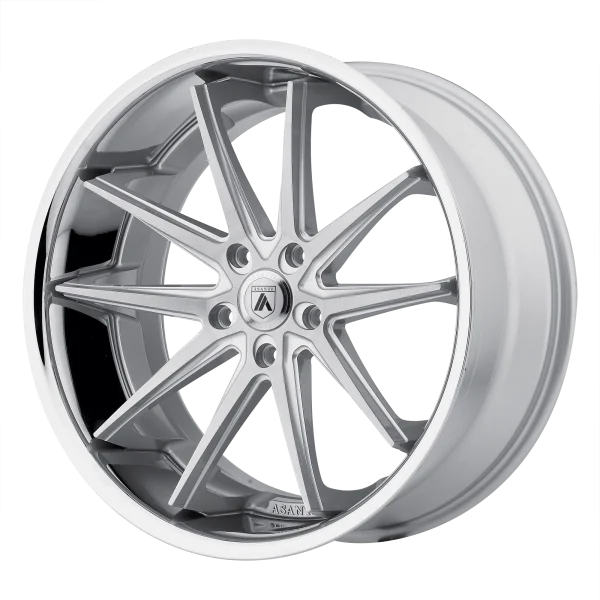 Asanti Black – ABL-5 ALTAIR – Silver – 20″x10″ 35mm – Summer Wheels – ABL5-20105235CS